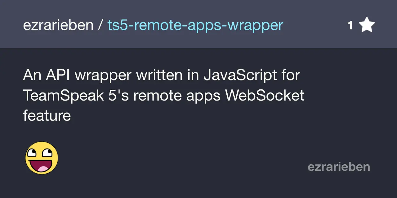 Screenshot of project ts5-remote-apps-wrapper